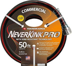 Neverkink Pro 5/8" x 50' Commercial Duty Durable Kink Free Garden Hose