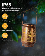Mushroom Gifts for Women Mushroom Decor Solar Lantern Birthday Gifts Mothers Day Gifts for Mom Grandma Sister Friend Garden Decor Metal Solar Lights Outside Decor for Backyard Patio Porch Lawn Pathway