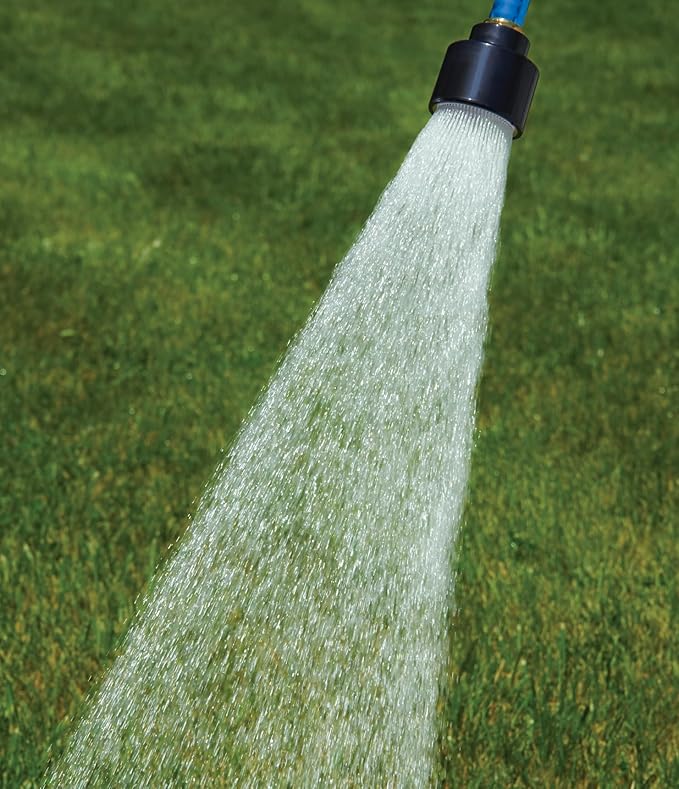 Dramm ColorMark Soft Rain Watering Spray Wand – 30” Long, Red – Lightweight & Durable with 8" Foam Grip and Brass Shut-Off Valve – Ideal for Hanging Baskets, Planters, Gardens, Shrubs & Seedbeds