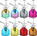 Zopeal 8 Pcs Glass Plant Mister Spray Bottle 200ml Vintage Plant Spritzer Multicolor Succulent Watering Bottle Watering Can 6.4'' with Plastic Top Pumps for Indoor Outdoor Garden Plants (Silver)
