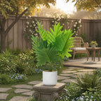 17.7" Philodendron Fake Plants 2 Pack, Artificial Plants Indoor for Home Decor, Faux Green Bonsai Tree in Pot, Cement Moss Base, Evergreen Fake Plants for Living Room & Office