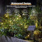 btfarm 4 Pack Solar String Lights Outdoor - 320LED 132FT Solar Fairy Lights Outside Waterproof 8 Modes, Copper Wire Solar Powered Twinkling Lights for Tree Garden Christmas Wedding Party Decoration