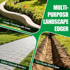 Edger Lawn Tool, 41.8” Manual Lawn Edger Tool with Ergonomic T-Grip & Wide Footplate, Metal Half Moon Grass Edgers for Garden Yard Landscaping Maintenance