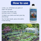 Neptune's Harvest Fish & Seaweed Liquid Fertilizer (2-3-1) - 36oz Bottle - Plant Food for Garden - Indoor & Outdoor Organic Plant Fertilizer for Vegetables, Flowers, Fruit, Trees & Lawns
