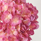 ZYTUYO 20" Real Touch Magenta Hydrangeas 4PCS Artificial Hydrangeas Latex Faux Flowers with Long Stem for Spring Living Room Home Table Centerpiece Kitchen Wedding Party Xmas Floral Decoration