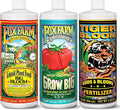 FoxFarm Hydro Liquid Trio Pack - Big Bloom, Grow Big Hydroponic, Tiger Bloom Fertilizers for Plant Growth, Bud Development & Abundant Fruit - Complete Hydroponic Plant Food Set - 3 Quart Bottles