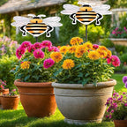 4 Pack Corrugated Plastic Plant Umbrellas for Outdoor Plants 12 Inch Garden Plant Shade Cover Hot Sun Animal Plants Umbrella for Patio, Potted Plant and Garden Beds Decor