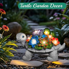 Linkax Mothers Day Gifts for Mom Grandma Wife Sister Nana from Daughter Son Husband, Birthday Gifts for Women Turtle Statues Solar Garden Decor for Outside Yard Outdoor Home Patio Decor