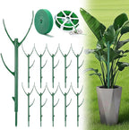 10 Pack Stackable Plant Support Stakes - Climbing Support for Indoor & Outdoor Use - Garden Accessories for Monstera, Pothos, Philodendron - Aesthetic Alternative to Moss Poles & Trellises