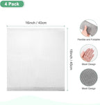 M METERXITY 4-Pack 5 Gallon Plant Root Protector 18x16 Inch, Stainless Stainless Root Guard Baskets Wire Mesh Garden Protection Netting for Tree/Tubers/Crops/Flower/Vegetables/Fruit
