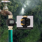 MOES Water Flow Meter with Brass Inlet Metal Thread, Measure Gallon/Liter Consumption and Flow Rate for RV Water Tank Filling, Outdoor Garden Hose Watering, Lawn Sprinkler and Nozzle Sprayer
