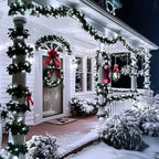 JMEXSUSS 66ft 200 LED White Christmas Lights Indoor Outdoor, Connectable String Twinkle Lights Outdoor Clear Wire Plug in for Bedroom House Fireplace Christmas Tree Decoration
