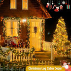 JMEXSUSS 229ft 700 LED Christmas Lights Outdoor, Christmas Tree Lights Plug in, 8 Modes Twinkle String Lights for Outside Indoor Wedding Ceiling Room Home Yard Patio Porch Xmas Decor, Warm White
