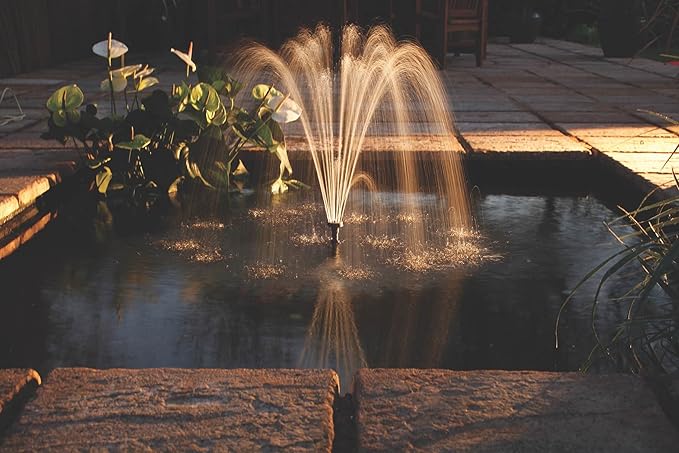 Pennington Aquagarden , Universal 500 All in One Submersible Pond & Water Pump , Suitable for Fountains, Filters, Waterfalls, Hydroponics & Aquaponics , For Ponds up to 200 Gallons (1056151)