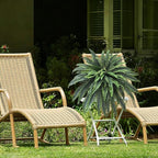 Senjie Artificial Boston Fern 2 Set Large 88 Branches Fake Ferns for Outdoors 48Inch Faux Plant for Home Living Room Office Decor