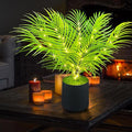 20'' LED Areca Palm Tree Faux Plant with Lights - USB & Battery Box Powered - Artificial Palm Tree for Living Room, Bedroom, Home Decor (Dypsis lutescens)