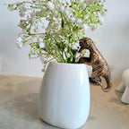 Decorative Dinosaur Statue Plant Hanger - Cute Animal Pots for Plants, Plant Buddy Ornament Hangers for Hanging Plants