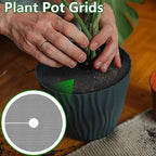 Adjustable Garden Protector Pet Proof Anti Digging with Cut Option Polyethylene Indoor Outdoor Use Adjustable Pot Protector