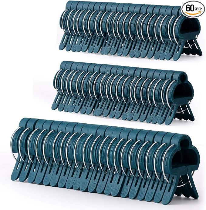 PERSZEN 60PCS Plant Clips 2 Sizes Adjusting Reusable Garden Plant Supports Clips for Supporting Stems of Flower Vine Vegetables Tomatoes Climbing