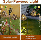 LOVERUIS Solar Watering Can Lights - Solar Outdoor Decorative,Garden Decor Lights for Yard, IP65 Waterproof Solar Lights, Perfect Decor for Outside, Patio, Garden Gift for Women, Mom, Grandma