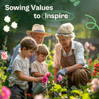 SVI 100 Mix Hollyhock Seeds (Alcea rosea) - Mallow, Common Hollyhock Seed Packets, Attracts Hummingbirds - Heirloom Flower Seeds for Outside & Inside, Meadows, Fences, Beds
