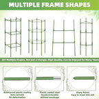 EWPJDK 6-Pack Tomato Cage for Garden Plant Support 48 INCH Garden Stakes Adjustable Tomato Cage for Climbing Plants Pots Vegetables Flowers Fruits (6, 48 Inches)