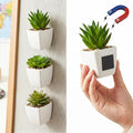 3 Pcs Magnetic Plants Classroom Decor Artificial Potted Potted Greenery Mini Fake Plants with Magnets Back to School Teacher Appreciation Gift for Whiteboard Blackboard Home Office(Succulent)