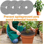 5 Pcs Squirrel Guards for Potted Plants, 11.9 Inch Soil Cover for Indoor Plants, Plant Pot Cover, for Outdoor Indoor Garden Plant Landscaping