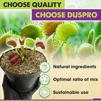 DUSPRO Carnivorous Plant Soil Mix 3QT-Include Forest Moss, Peat Moss, Perlite Potting Mix for Carnivorous Plants, Carnivorous Plants, Pitcher Plant, Butterworts, Sundews - Carnivorous Plant