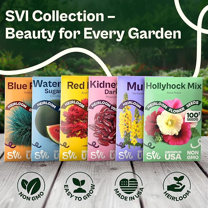SVI 3000 Mix Crazy for Cosmos Seeds (Cosmos bipinnatus) – Cosmo Mix Wildflower Seed Packets – Easy Grow Annual, Bulk Flower Seeds for Outside Flower Garden, Containers, Flowers Beds