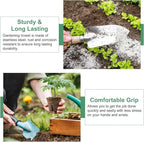 HARFINGTON Garden Hand Shovel 11.8" x 4.5" Stainless Steel Square Shovel Hand Trowel Gardening Tools for Transplanting Weeding Digging Planting