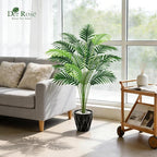 Der Rose 44" Artificial Palm Tree with Stable Base for Indoor Living Room Office Porch Balcony Decor