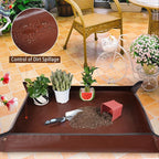 39.5"x 39.5" Extra Large Potting Mat for Indoor Plants Transplanting and Potting Soil Control-Gardening Gifts for Plant Lovers