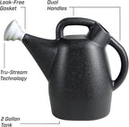 Chapin 47998 Watering Can, 2 Gallon, Indoor and Outdoor Plants, Lawn, Garden, Removable Nozzle, Drip-Free Sprinkler Head, Recycled Plastic, Black