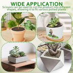 12 Pcs 11.8 Inch Plant Pot Grids, Cuttable Plant Pot Soil Covers Protectors, Used to Prevent Animals or Babies from Digging up the Soil in flowerpots, Suitable for Indoor and Outdoor Plants