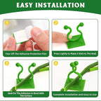 EWPJDK Wall Clips for Climbing Plants 180 PCS, Plant Clips for Climbing Plants, Wall Plant Holder for Vines Plant Clips for Indoor Plants, Vine Wall Clips Plant Hooks for Vines (Green)