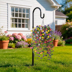 Artificial Faux Flowers Plants for Outdoor Spring Summer Decoration, 2PCS Fake Silk Daisy Flowers No Fade UV Resistant Realistic for Outside Home Planter Porch Patio Balcony Yard Decor (Mixed)