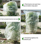 3 Pcs Plant Barrier Net Mesh, Plant Barrier Net Mesh, Bird Netting, Barrier Bags for Vegetables Fruits, Covering Plants Bags, Tomato Plant Netting for Protect Plants from Birds(2.4 x 3.5 FT)