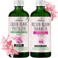 GARDENWISE Orchid Fertilizer – Complete Orchid Plant Food Set 3-1-2 & 0-3-2 Liquid Fertilizers for Blooming, Root Growth – Optimal Orchids Care (2 x 16 OZ Bottles)