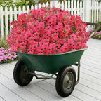 Artificial Flowers Fake Plants for Outdoors Spring Decoration, 13Bundles Silk Realistic UV Resistant Faux Flowers for Outside Planter Porch Yard Patio Garden Home Indoor, Rose