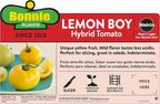 Bonnie Plants Lemon Boy Tomato, Live Plant, 19.3 oz., 4-Pack