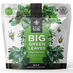 Big Green Leaves Indoor Plant Food – 4X Concentrated Houseplant Fertilizer with Sea Kelp – Makes 90 Gallons – Fast-Acting Mineral Formula, Made in USA (1 lb)