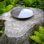 Bird Bath Basin Only, Water Fountain for Outside Backyard, Outdoor, Patio, Garden, Birdbath Gift for Bird Lovers Watchers, Large 20" Copper Metal Bronze Finish by Good Directions