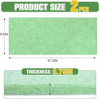 2 PCS Flower Pot Filler Insert 47.2''x 9.8'' Green Plant Pot Filler Drainage Insert Lightweight Planter Drainage Materials for Planter Indoor Outdoor Gardening Plants Container