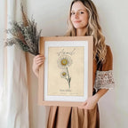 April Birth Flower Art Print - 8x10 (Unframed) | Capturing the Splendor of the April Birth Flower | Decor Accent for Birthdays and Special Occasions | Living Room Décor | Modern Home Décor