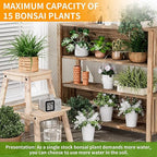 Automatic Plant Waterer Indoor Plant Watering Devices System, Self Drip Irrigation System Kit for Indoor Outdoor Garden, Adjustable Drippers, Water 15 Plants