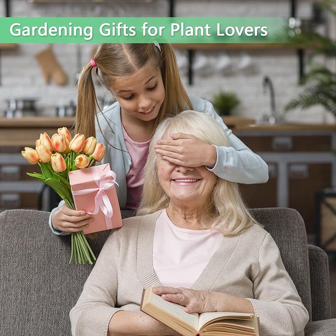 VinYankee Repotting Mat for Potting Soil Mess Control, 26.8" x 26.8" Waterproof Plant Potting Mat, Succulent Orchid Potting Tray for Plant Pots, Gardening Gifts Bonsai Tools