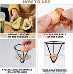 Bylion Avocado Tree Growing Kits, Avocado Growing Vase Wooden Base Avocado Seed Starter Vase Glass Plant Pot Easy Seed Sprout Starter Gift for Women Gardening Lovers Home Office Table Decoration