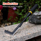 Kemaier Garden Tool Set - Featuring a Heavy-Duty Stainless Steel Hand Cultivator, Transplant Shovel, Trowel, Crack Weeder, and Dandelion Weeder - The Ultimate, Unbreakable Gardening Gift