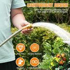 Garden Hose 3 FT, 304 Stainless Steel Metal Water Hose, Heavy Duty Flexible Leader Hose, Short Water Hose Kink Free Hose for Rv, Outdoor, Yard, No Bite, Leak proof and Durable